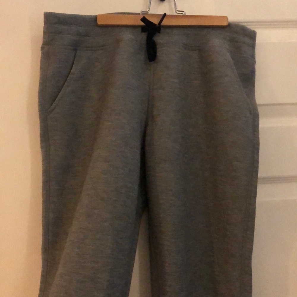Heather gray joggers.